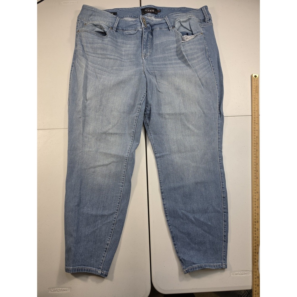 Torrid Premium Jegging High Rise 3 Button Womens 26R Pants Stretch